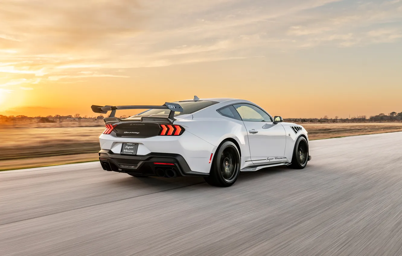 Photo wallpaper Mustang, Ford, Hennessey, venon