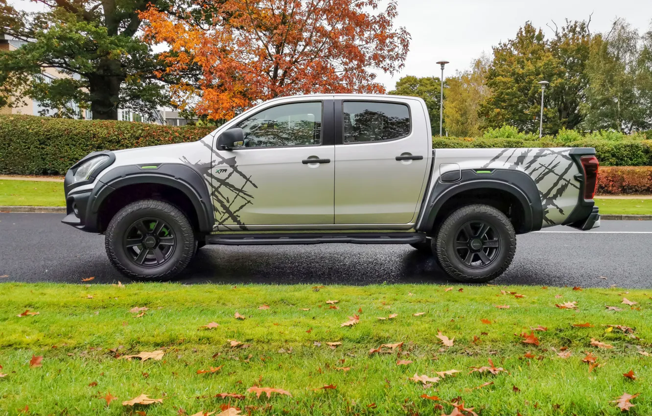 Photo wallpaper side view, pickup, Isuzu, D-Max, 2019, UK version, XTR