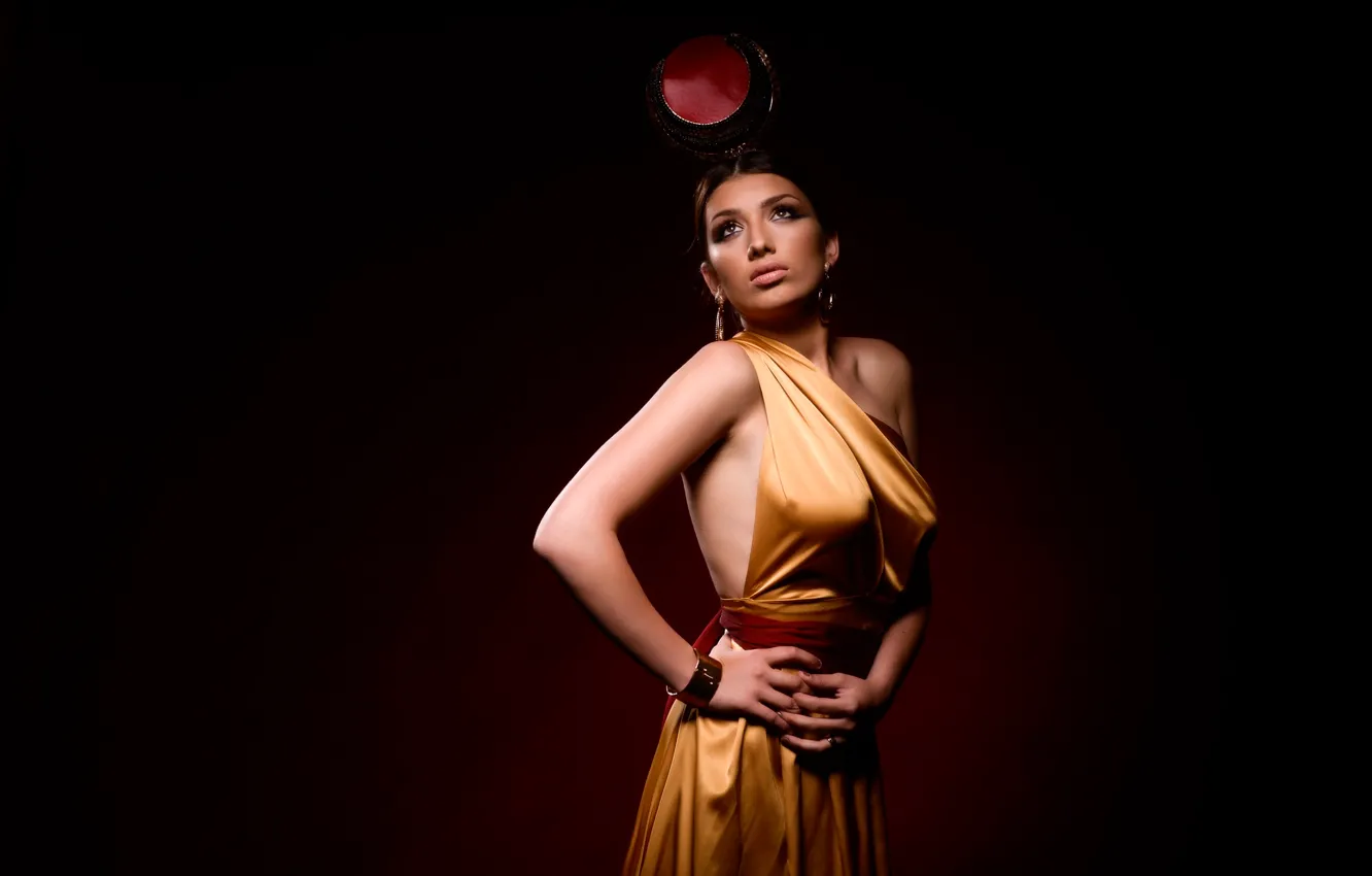 Photo wallpaper makeup, headdress, Egyptian Style