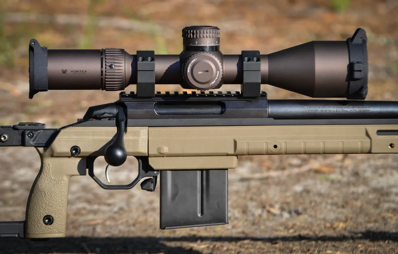 Photo wallpaper optics, sniper rifle, Tikka CTR