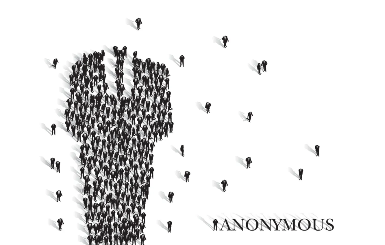 Photo wallpaper shadow, silhouette, a lot, Anonymous, Anonymous