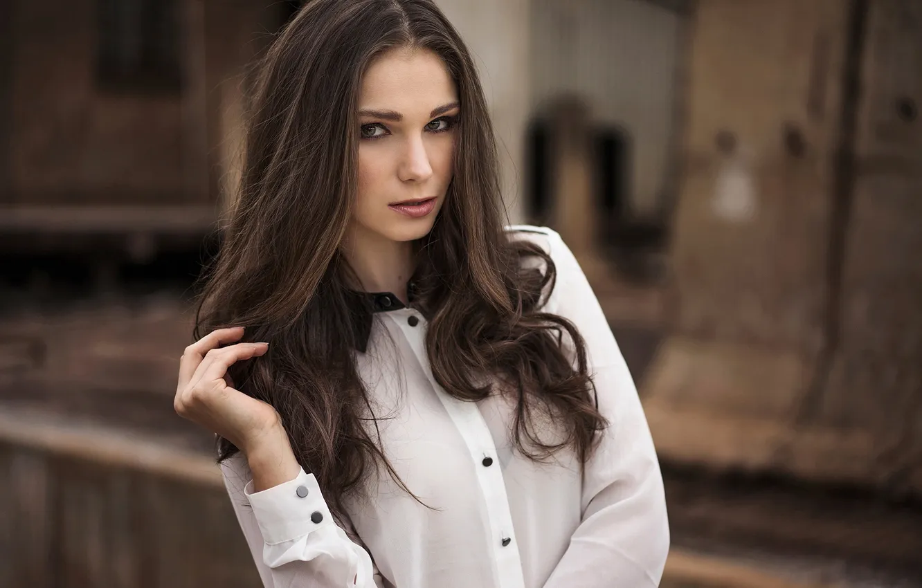 Photo wallpaper look, portrait, Martin Kühn, Elvira