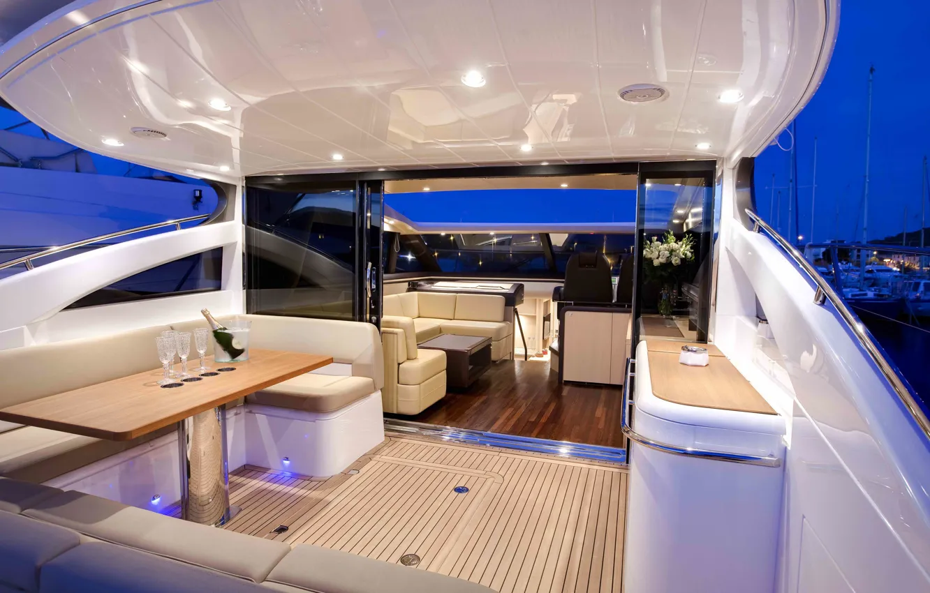 Photo wallpaper design, style, interior, yacht, Suite