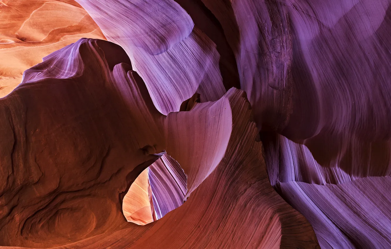 Photo wallpaper nature, rocks, canyon, cave