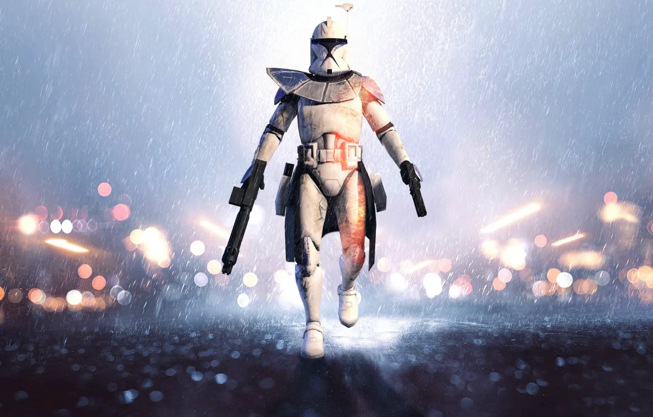 Photo wallpaper the game, clone, Battlefield 3, clone, star wars battlefront