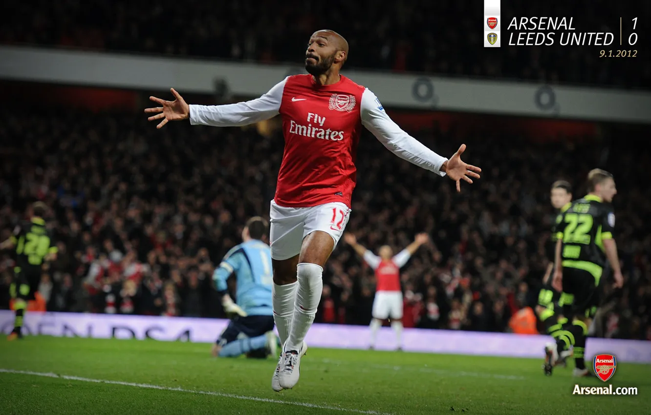 Photo wallpaper Arsenal, Arsenal, Thierry Henry, Thierry Henry