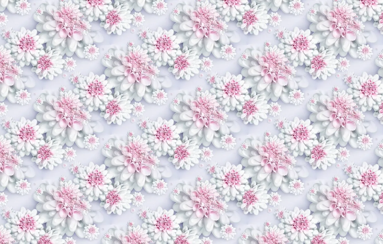 Photo wallpaper flowers, background, texture, art