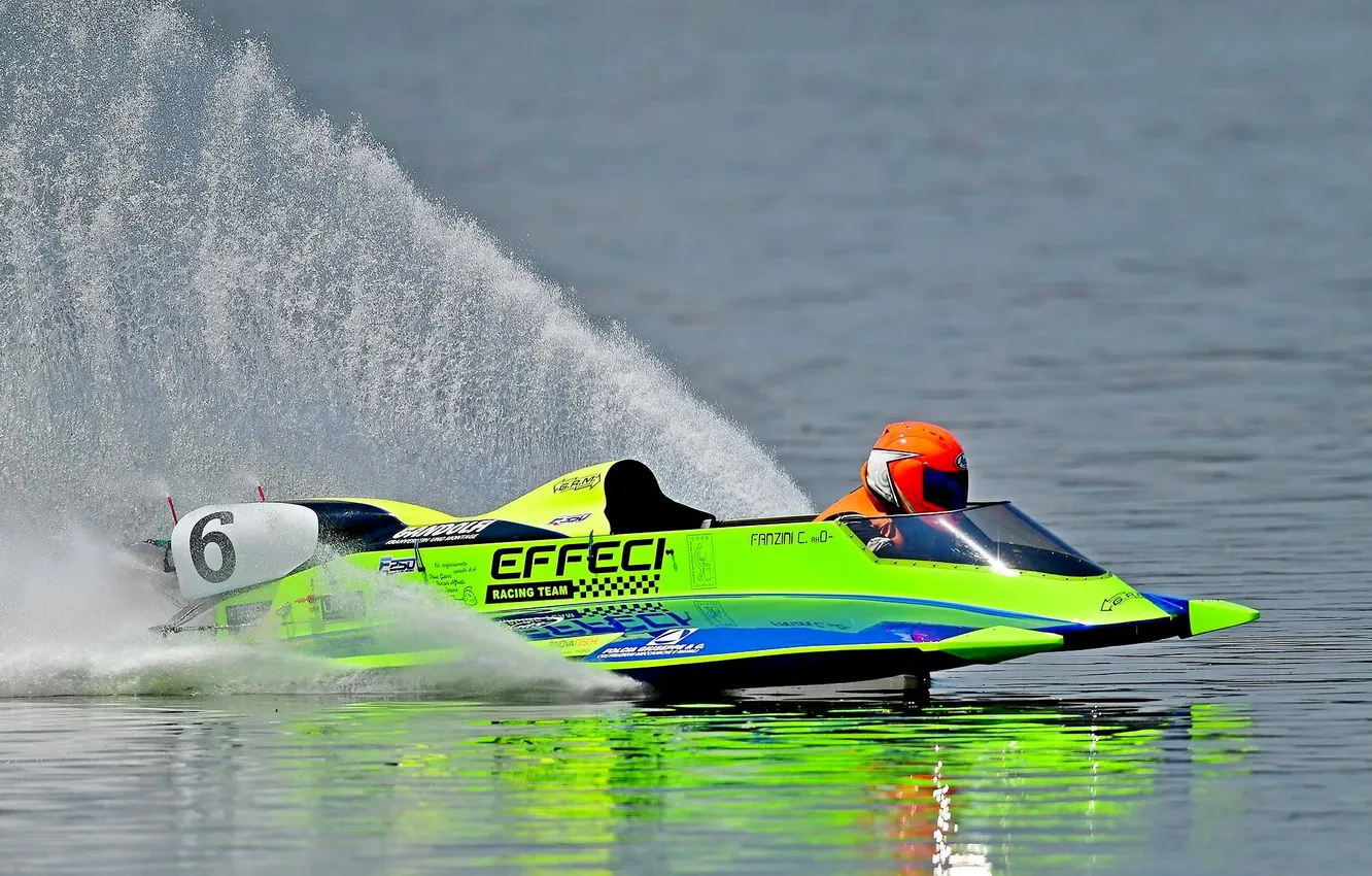 Photo wallpaper race, boat, speed