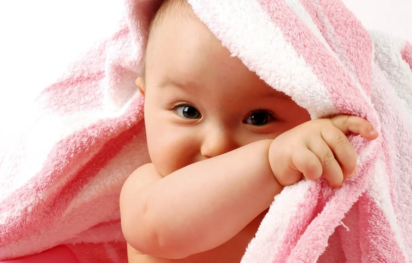 Photo wallpaper children, baby, children's