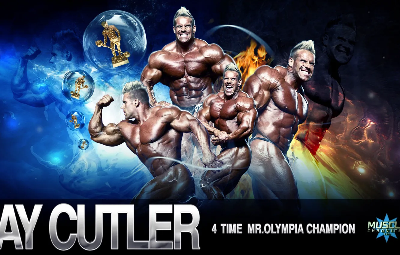 Photo wallpaper Muscle, power, strong, jay, bodybuilder, Jay Cutler, Cutler