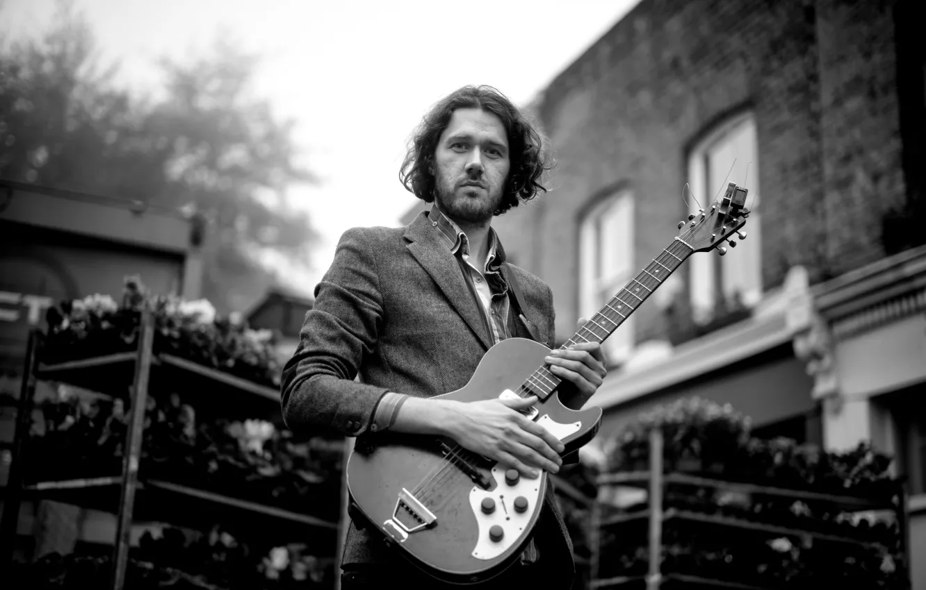 Photo wallpaper music, guitar, musician