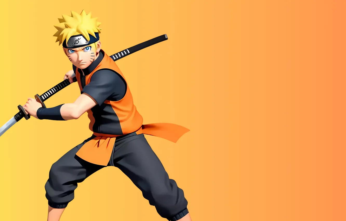 Wallpaper naruto, art, katana for mobile and desktop, section мужчины ...