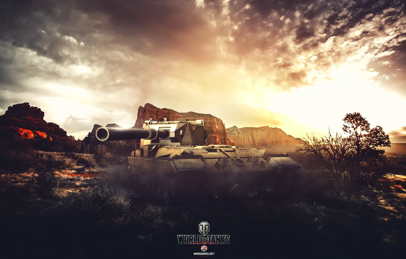 Photo wallpaper Game, UK, World of Tanks, Wargaming Net, FuriousGFX, FV215B (183)