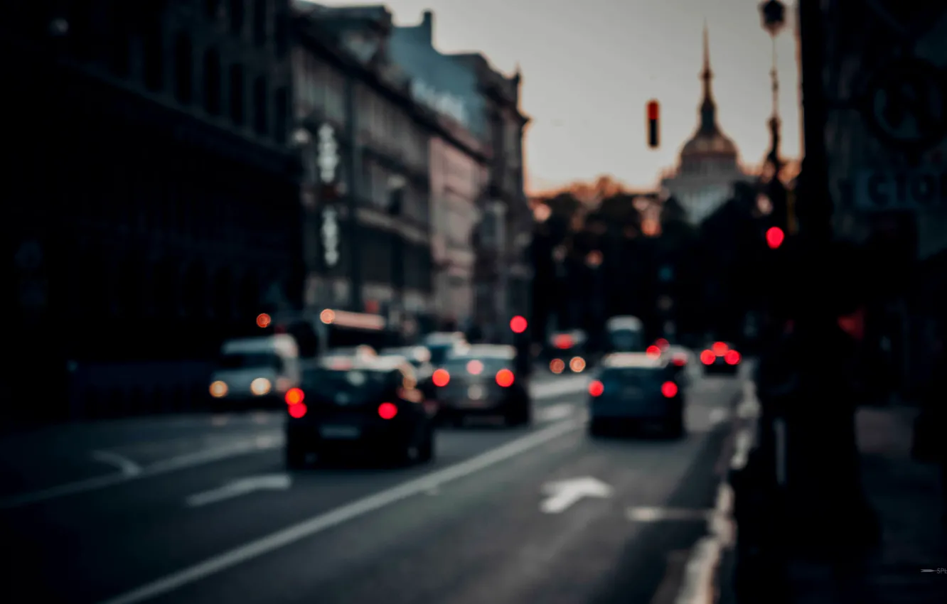 Photo wallpaper the city, black, Saint Petersburg, SPb