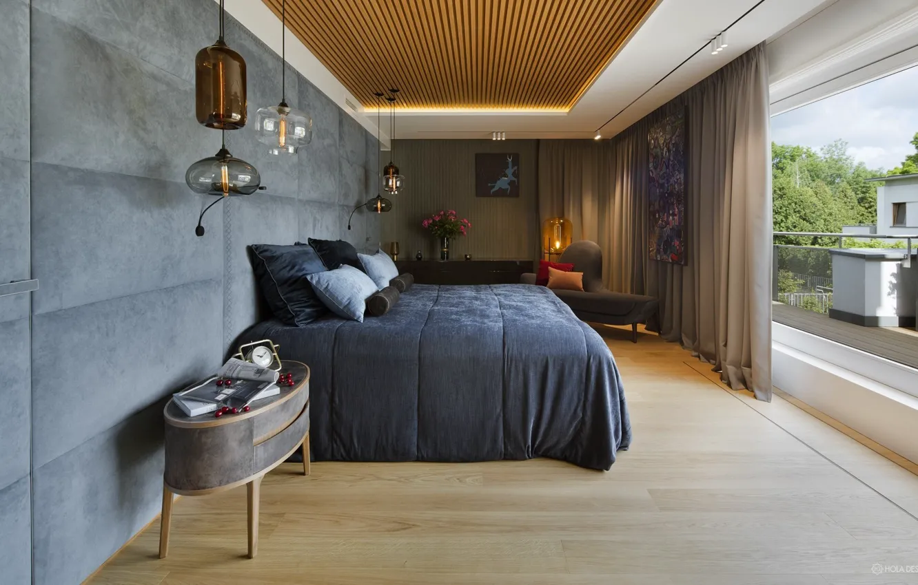 Photo wallpaper design, room, interior, bedroom