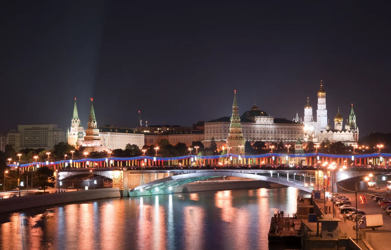 Photo wallpaper Moscow, New year, The Kremlin