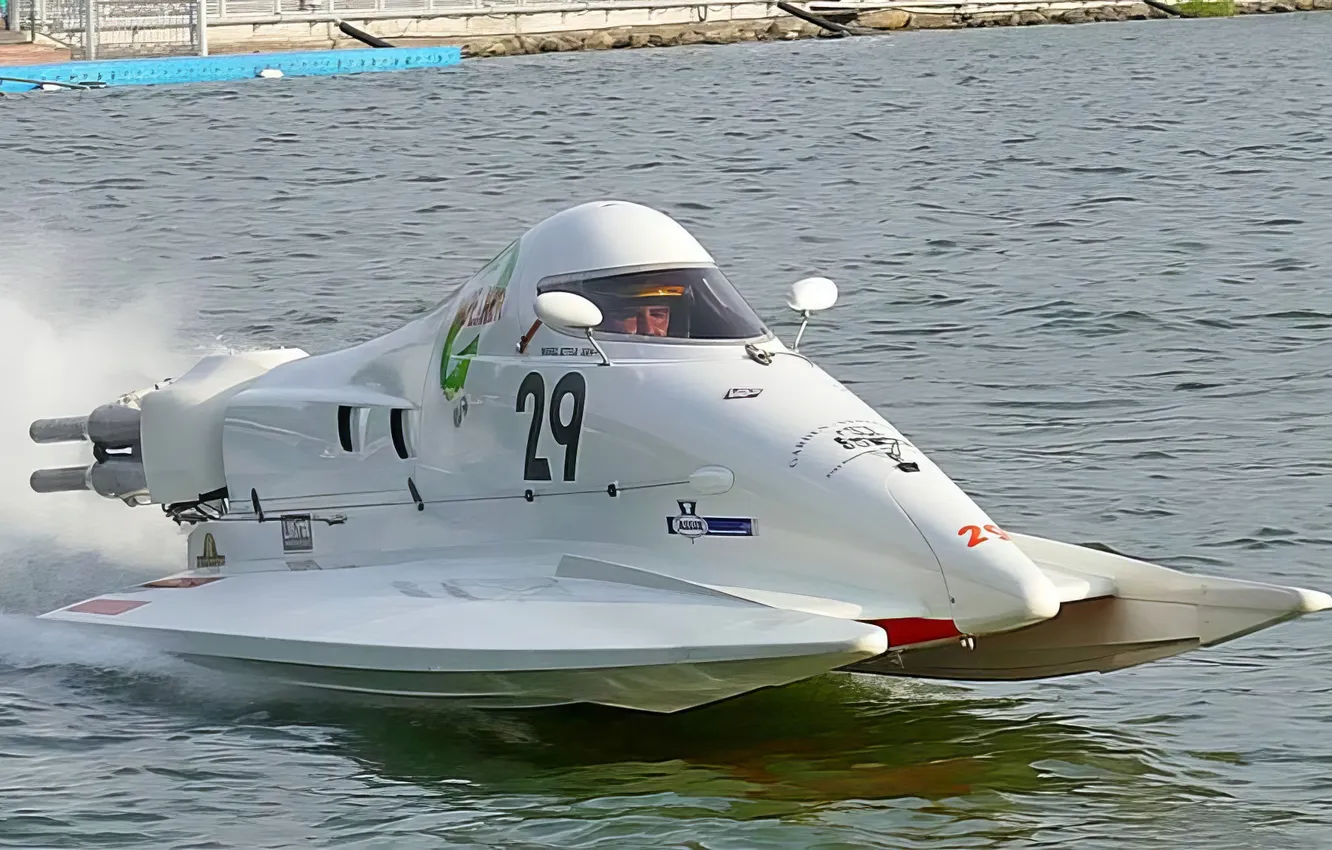 Photo wallpaper race, boat, speed