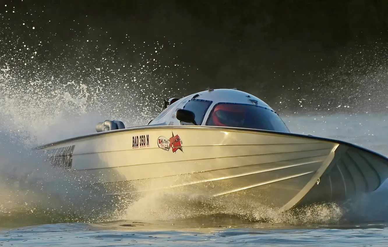 Photo wallpaper race, boat, speed