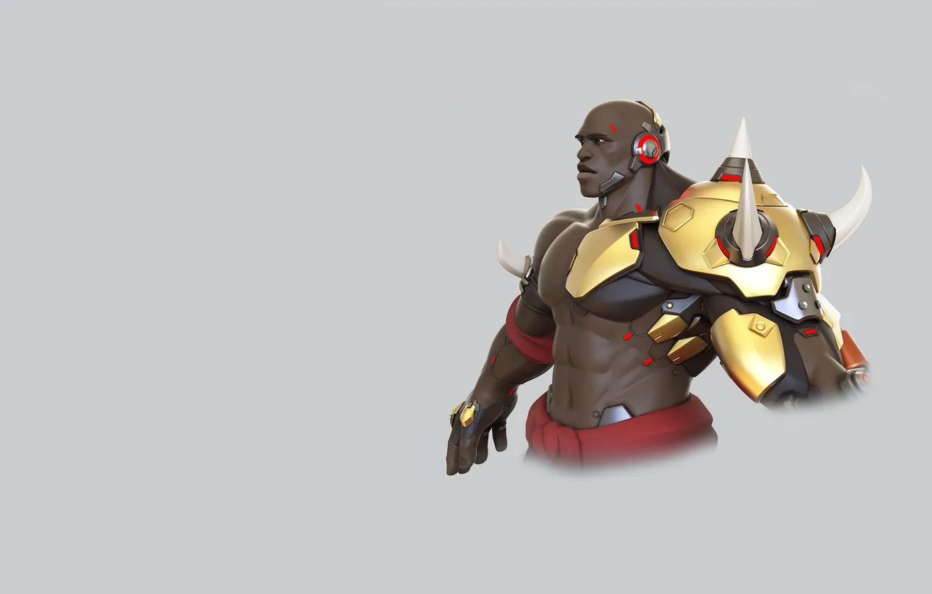 Photo wallpaper art, Blizzard Entertainment, DOOMFIST HIGHPOLY, Renaud Galand