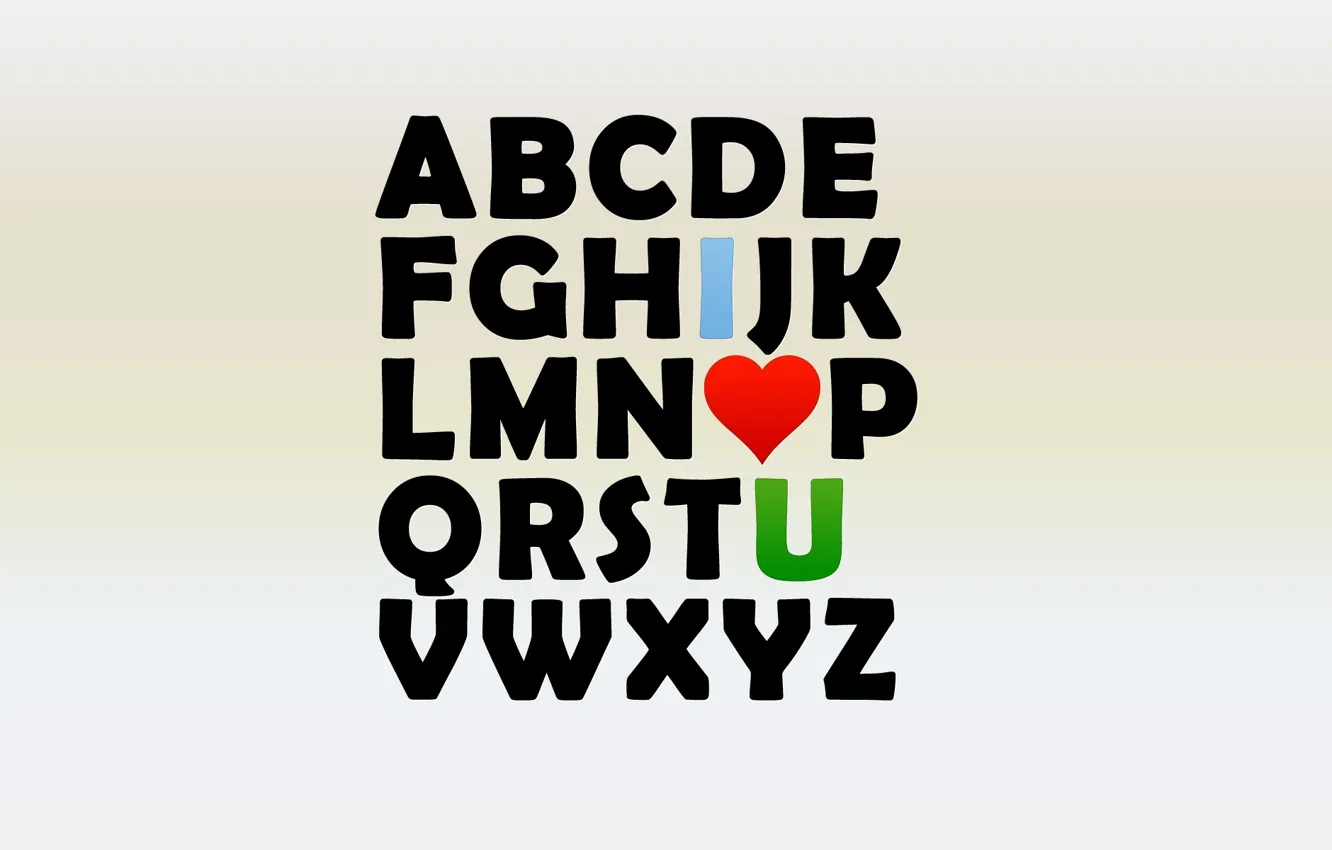 Photo wallpaper love, letters, heart, alphabet, Alphabet