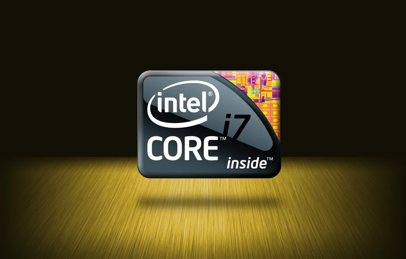 Photo wallpaper logo, Core i7, Intel, processor, Extreme Edition