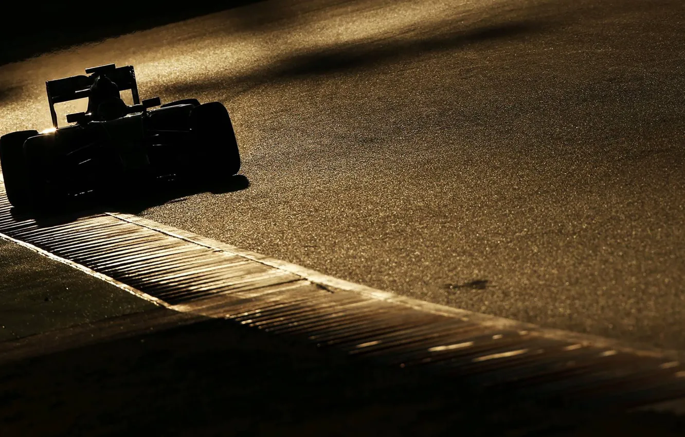 Photo wallpaper twilight, Formula 1