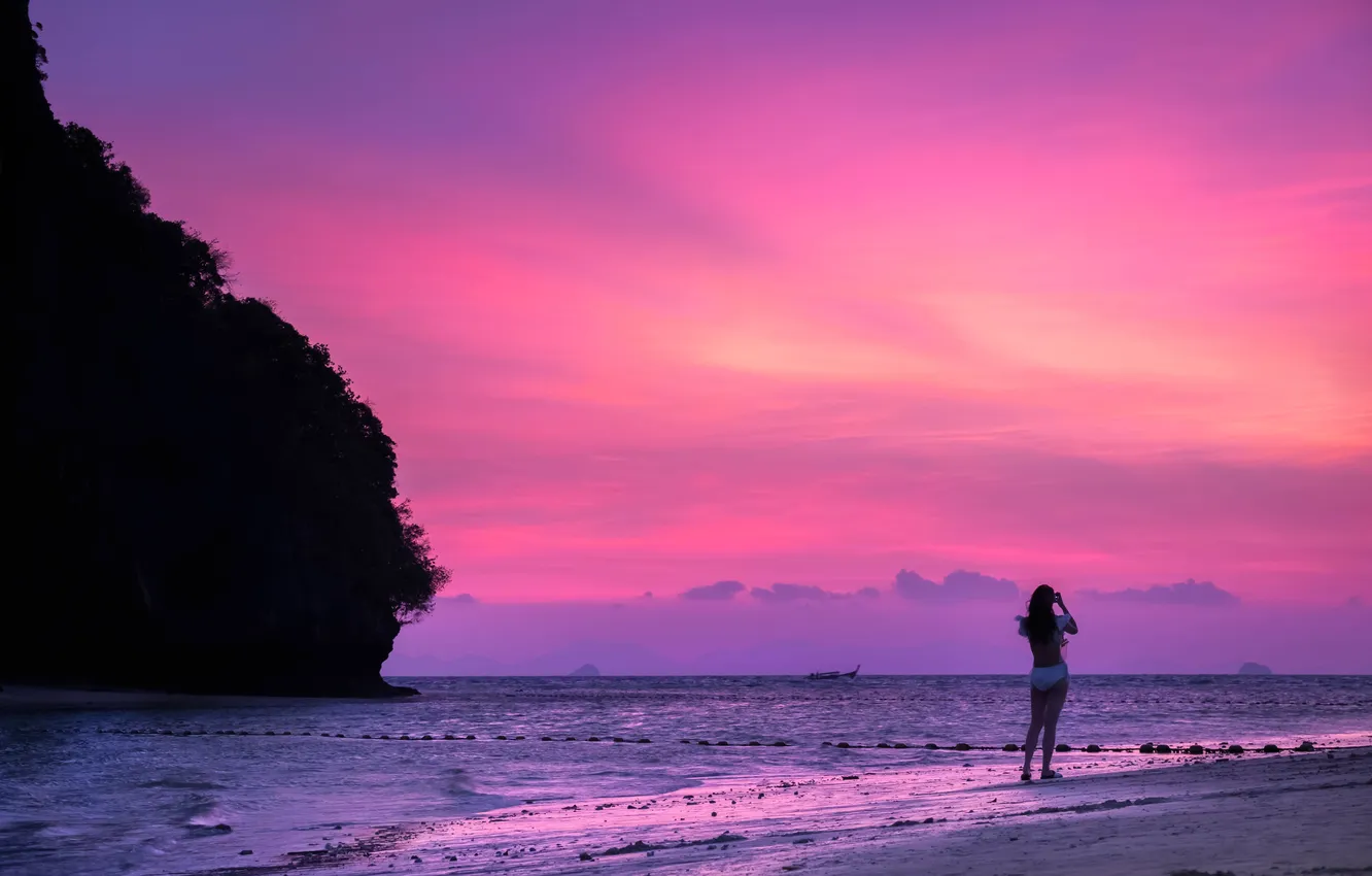 Photo wallpaper Thailand, sea, landscape