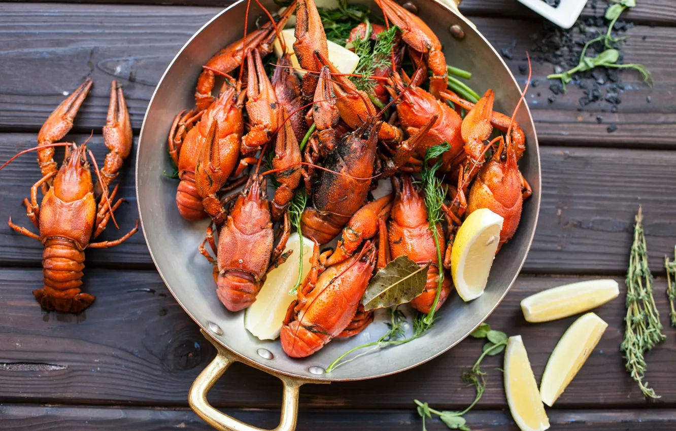 Photo wallpaper greens, lemon, cancers