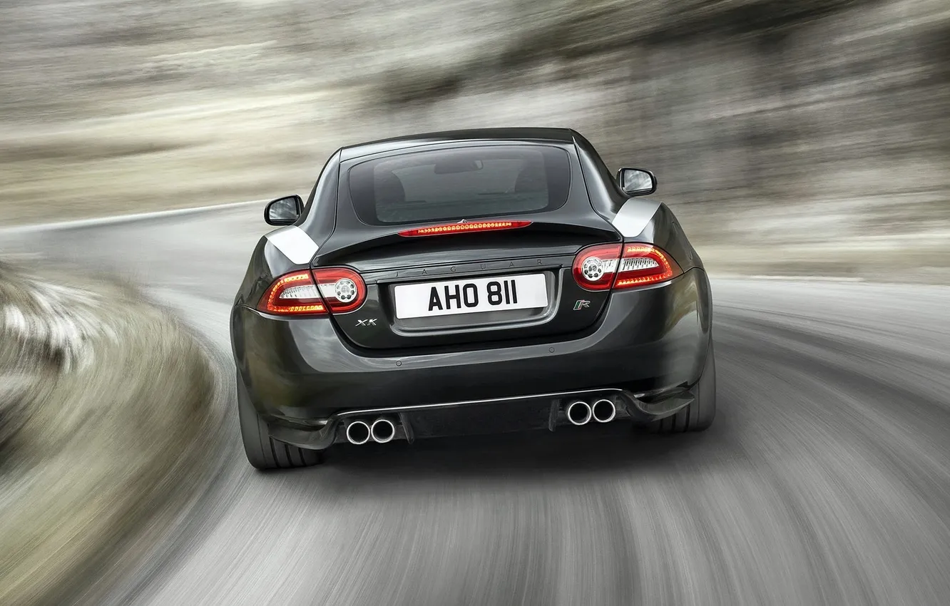 Photo wallpaper Jaguar, XKR, 2010, Rear
