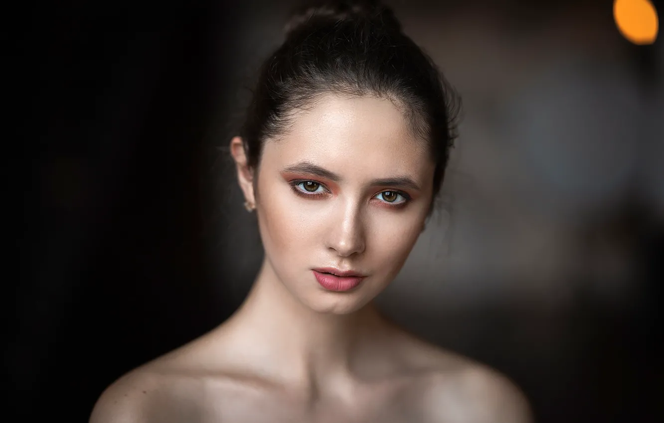 Photo wallpaper portrait, Disha Shemetova, Andrey Trifonov