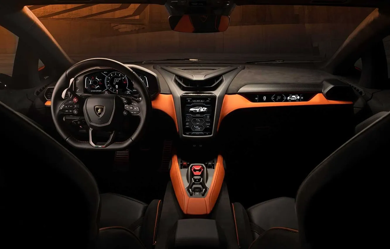 Photo wallpaper design, interior, technology, Lamborghini, supercar, 2023, Lamborghini S.p.A., Stir