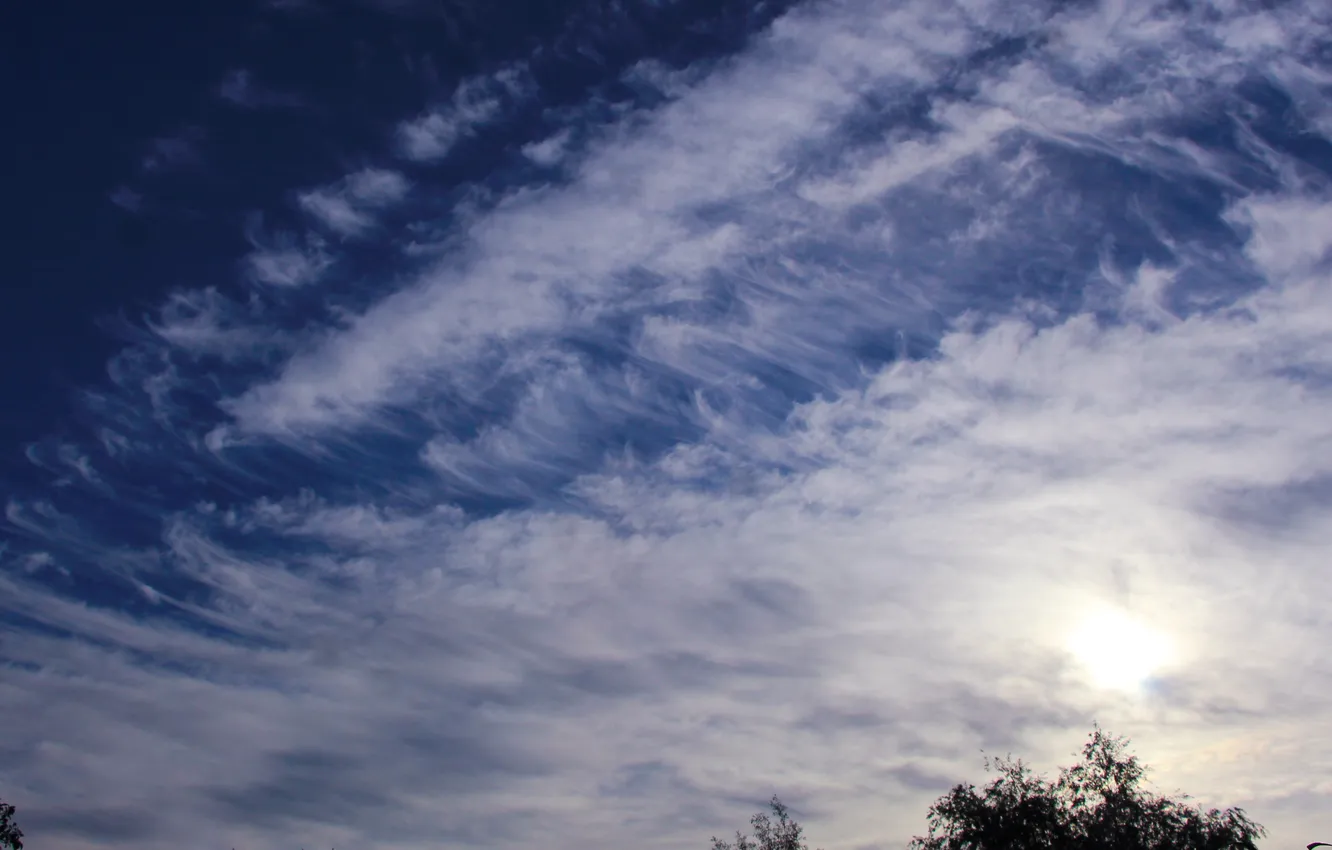 Photo wallpaper sky, cloud, sun