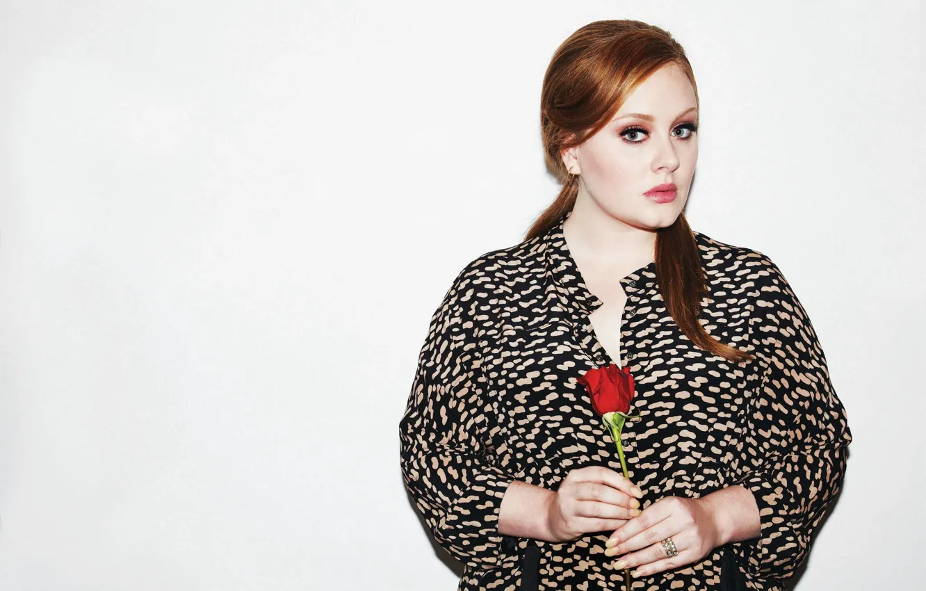 Photo wallpaper roses, singer, Music, singer, Adele, Adele
