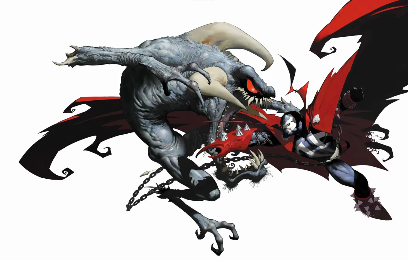 Photo wallpaper spawn, cloak, Comics, spawn, The Defiler