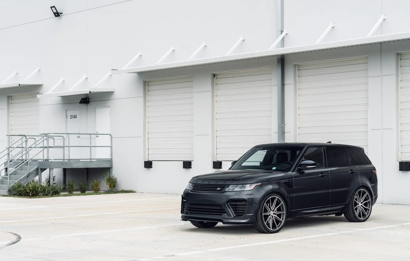 Photo wallpaper Land Rover, Range Rover, Sport, Gray, Vossen, Urban Automotive