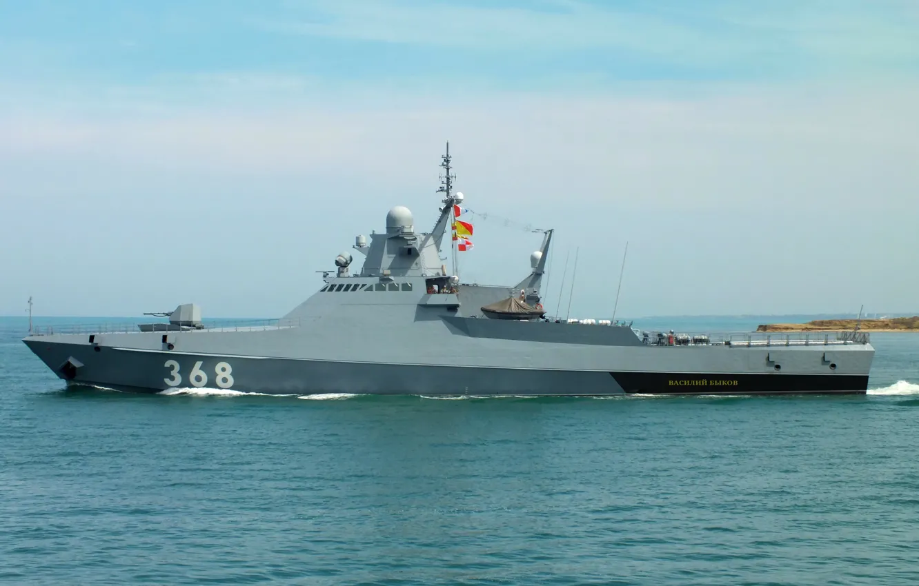 Photo wallpaper ship, patrol, Sevastopol, Vasily Bykov