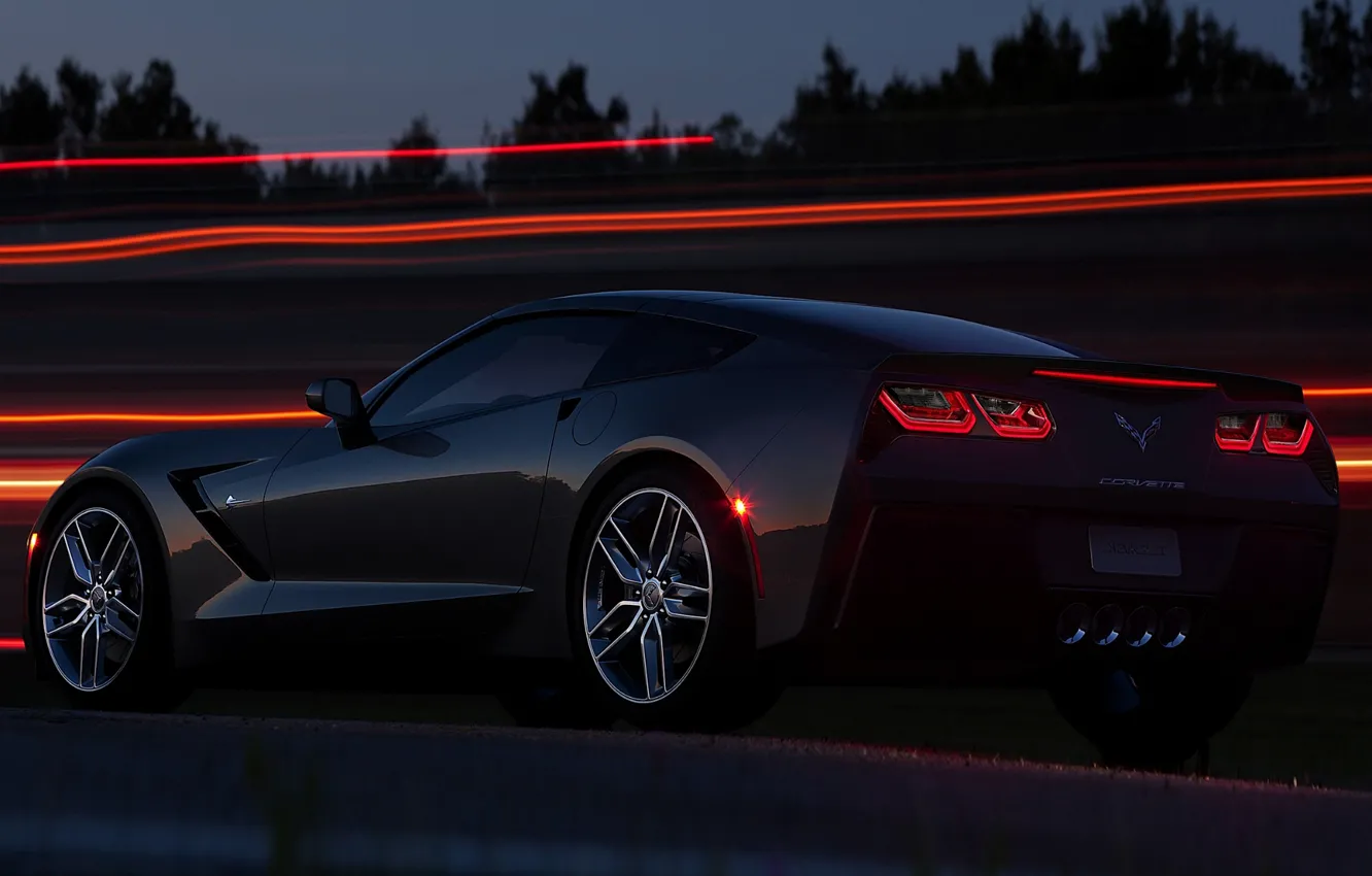 Photo wallpaper Corvette, Chevrolet, Chevrolet, Corvette, Stingray, Stingray C7