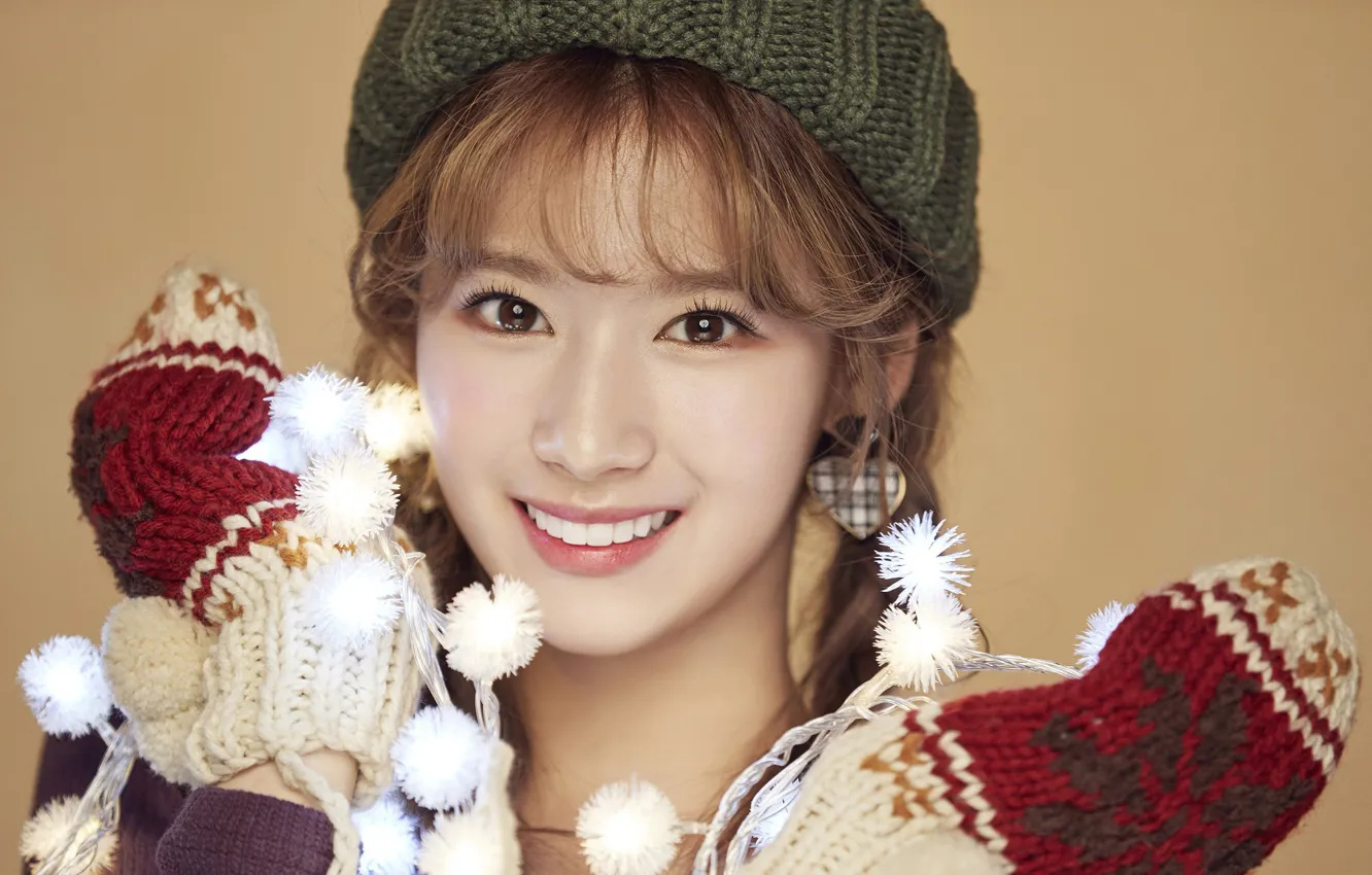Photo wallpaper Girl, Music, Kpop, Twice, You, Merry and Happy