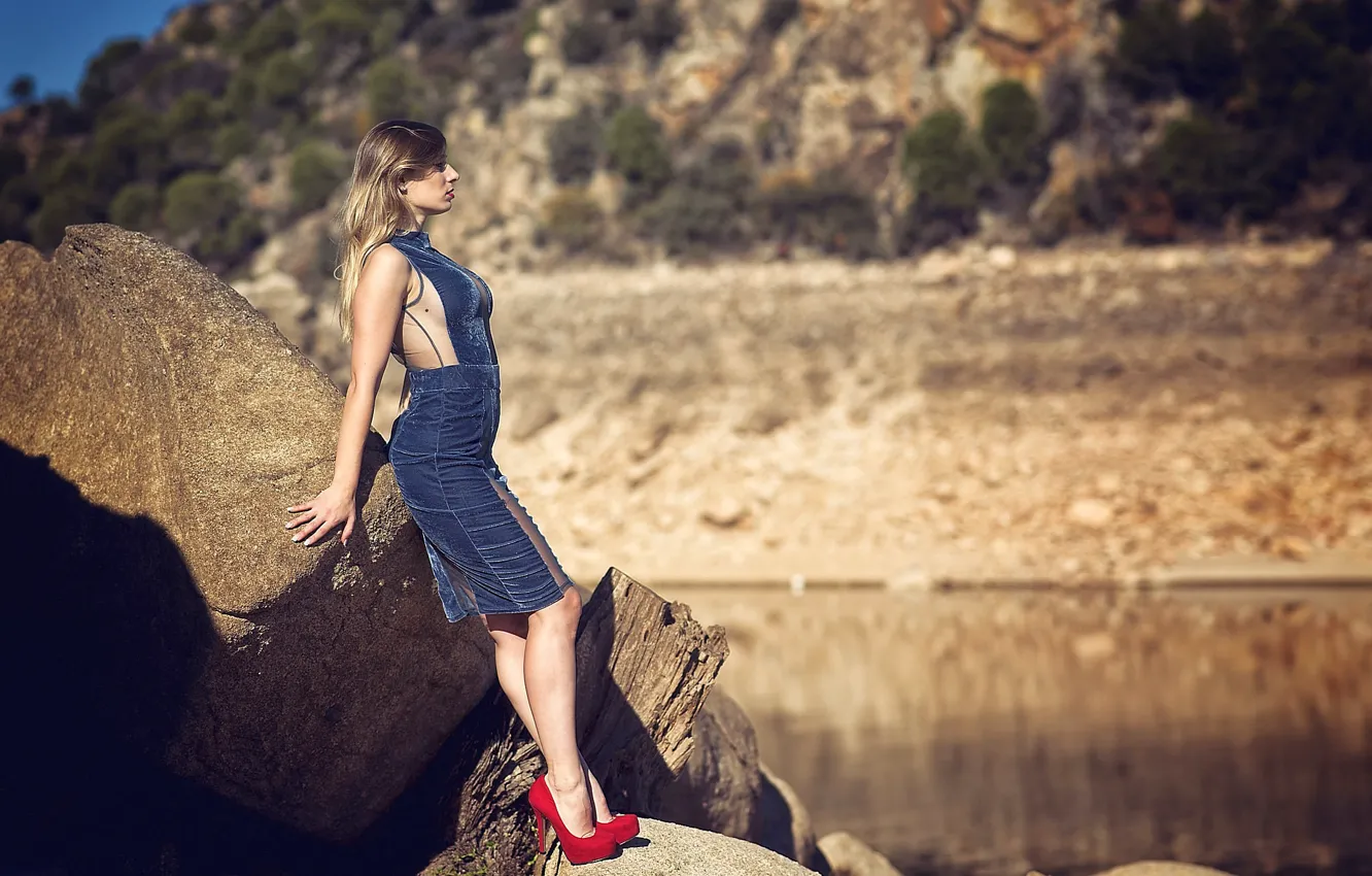 Photo wallpaper sexy, beauty, Alba Mendoza