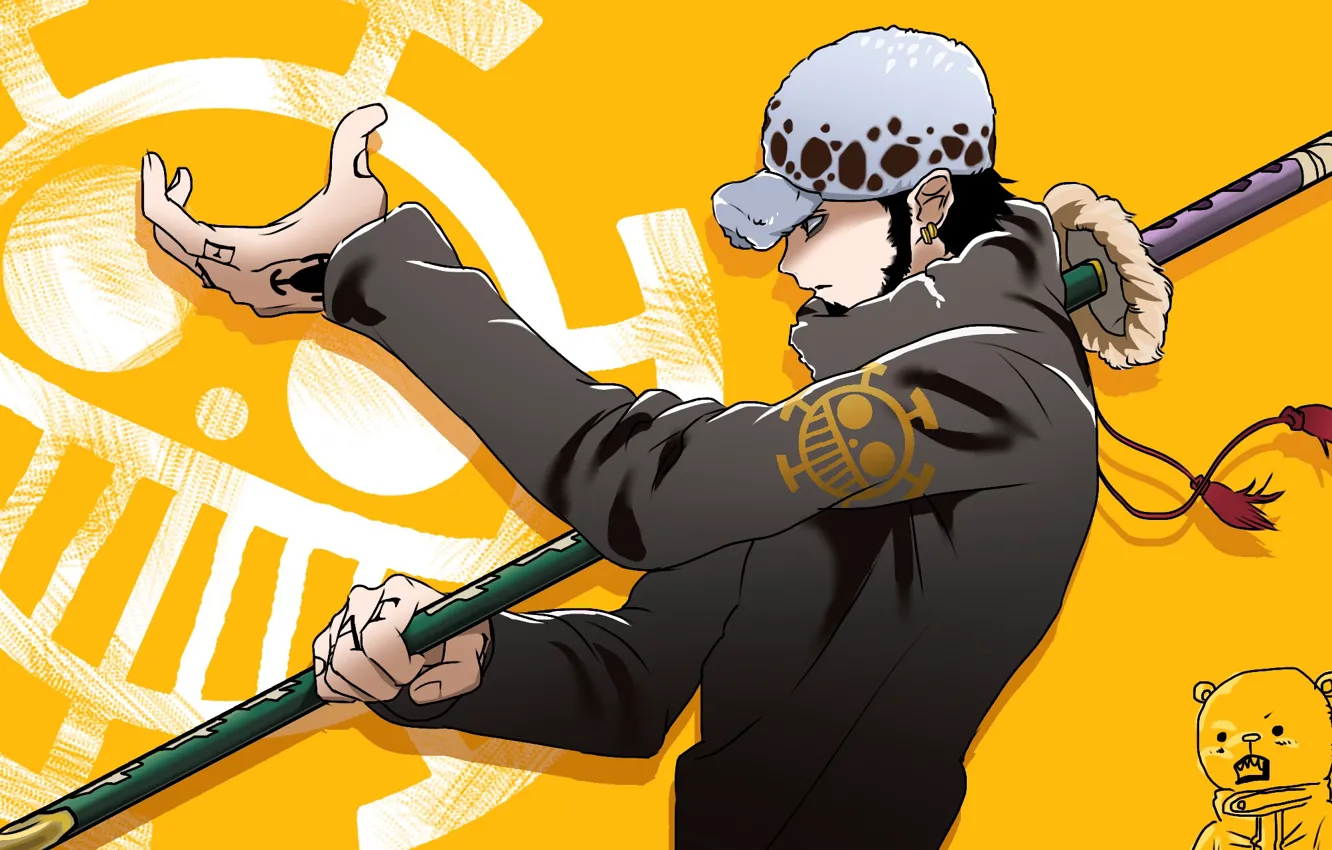 Photo wallpaper sword, guy, One Piece