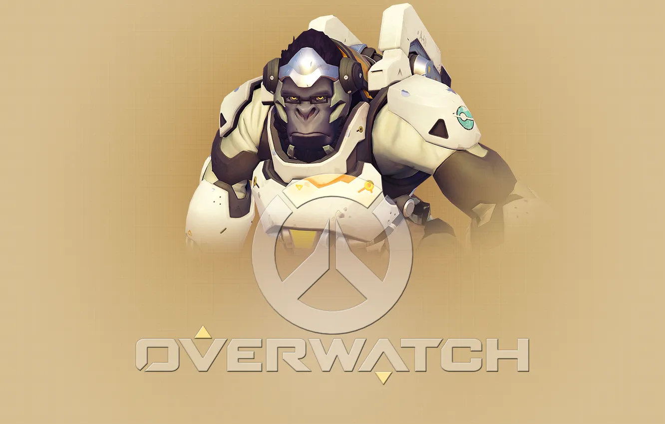 Photo wallpaper Blizzard Entertainment, video games, Overwatch, Winston, PC Gaming