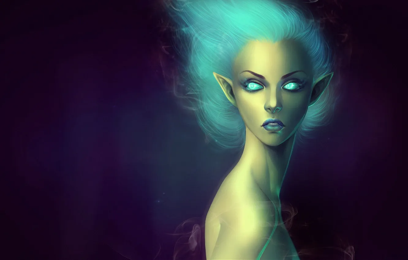 Photo wallpaper face, dota 2, krobelus, death prophet