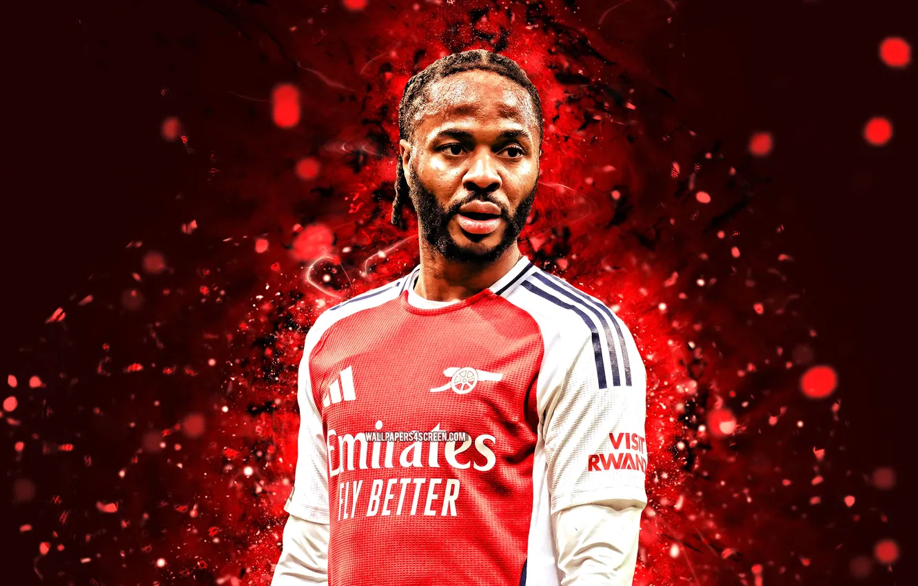 Photo wallpaper football, Arsenal, soccer, gunners, Sterling, Raheem, Raheem Sterling