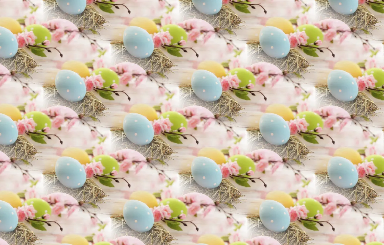 Photo wallpaper background, texture, spring, Easter eggs