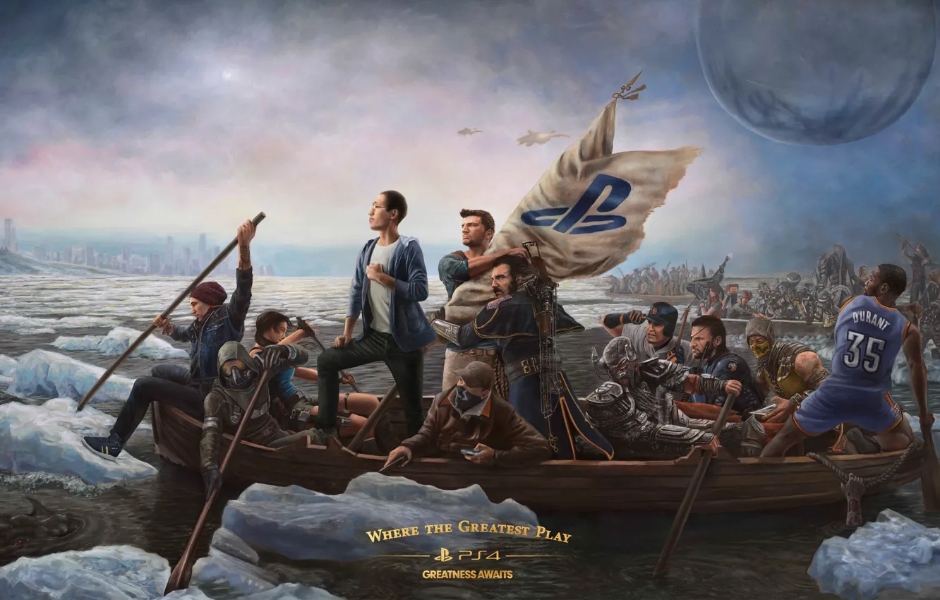 Photo wallpaper gamer, PS4, masterpiece