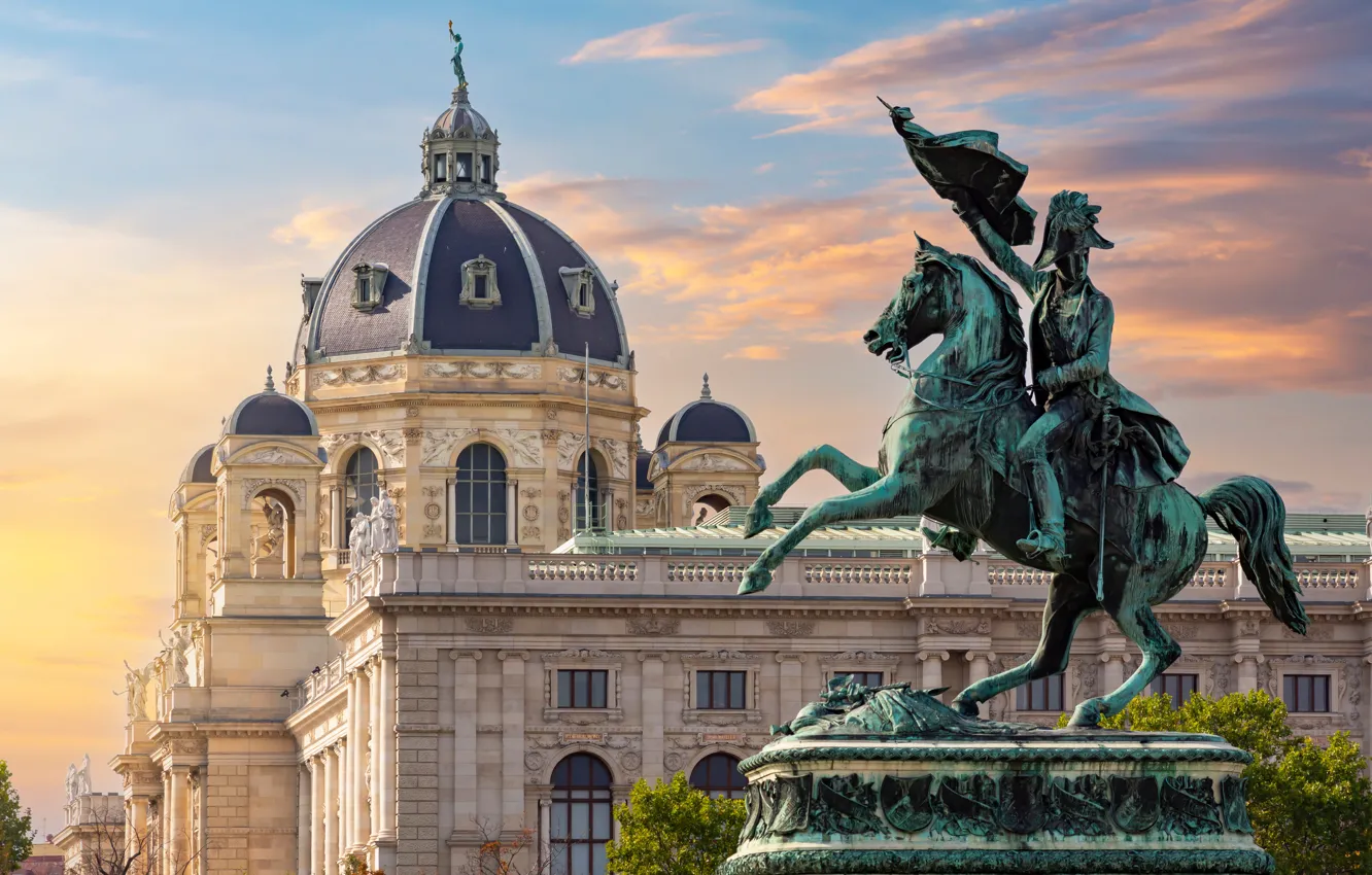 Photo wallpaper Austria, monument, attraction, Palace, Vienna, Hofbug square
