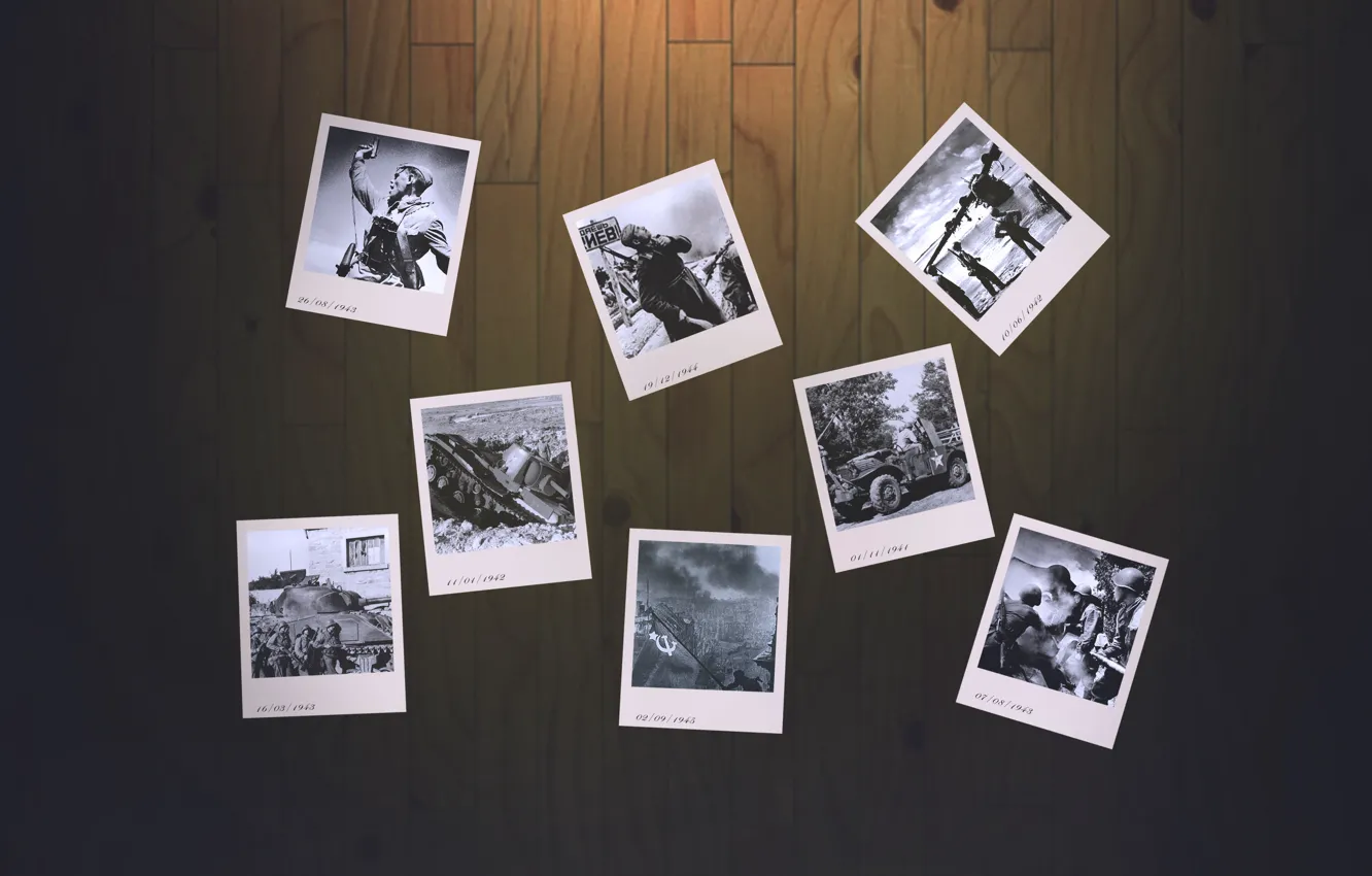Photo wallpaper wall, war, collage, world, Second