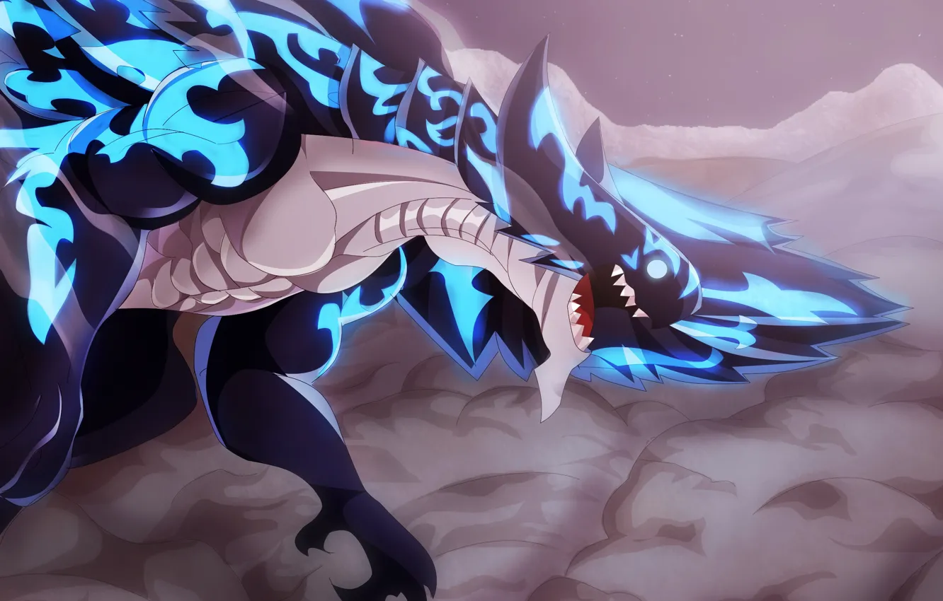 Photo wallpaper game, anime, dragon, evil, asian, fairy tail, manga, japanese