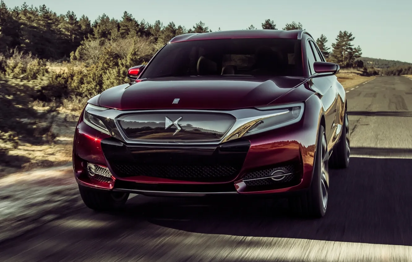 Photo wallpaper Concept, Citroën, the concept, the front, Citroen, Wild Rubis