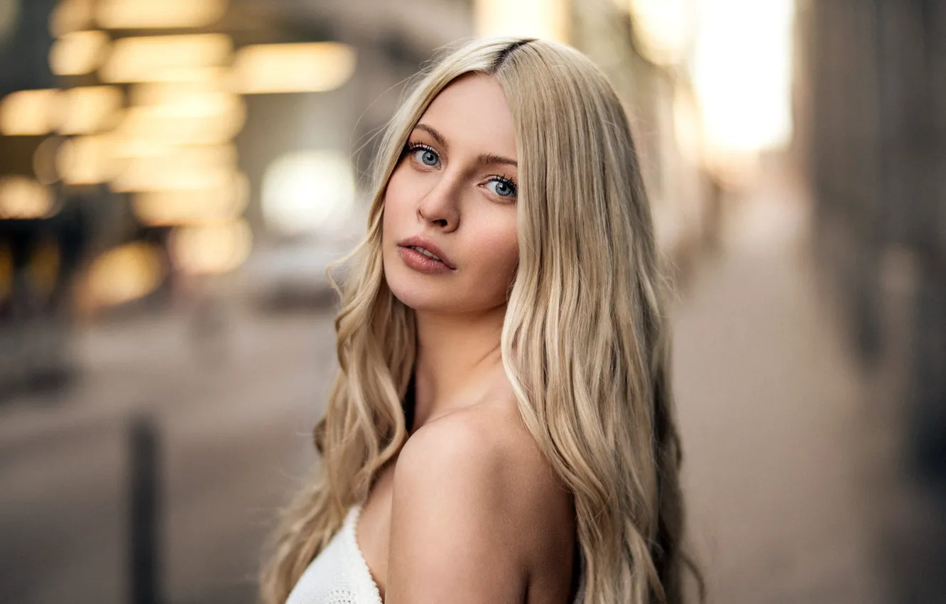 Photo wallpaper portrait, sponge, Karina, Martin Kühn